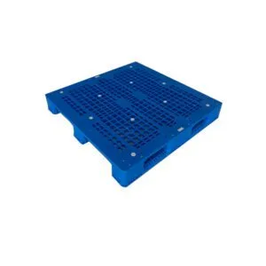 1200×1200 Assembled Three-Runner Grid Deck Plastic Pallets - View 1 | Zhenghao Plastics