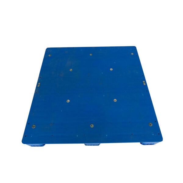 1200X1200X165mm Heavy-Duty Flat Top 3-Runner Plastic Pallets - 图片 2