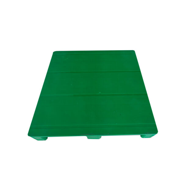 1200X1200X170mm Heavy-Duty Flat Top 3-Runner Plastic Pallets 2