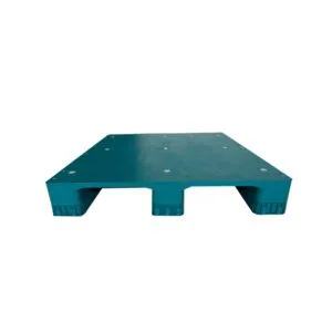 Assembled Three-Runner Flat Deck Plastic Pallet for Heavy Loads - View 1 | Zhenghao Plastics