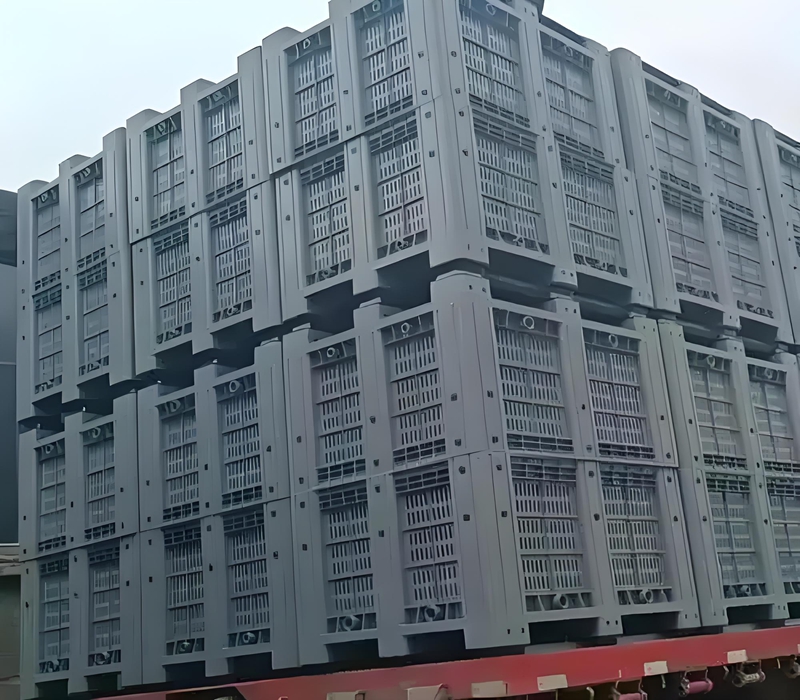 Ventilated-Plastic-Pallet-Box-for-Warehousing-Transportation-10