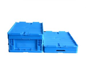 Foldable Auto Parts Crate Heavy-Duty Inward Nesting 1