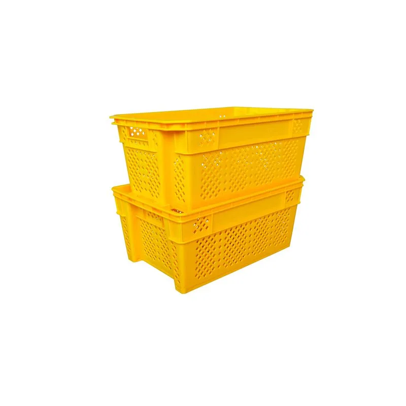 Nestable Storage Crate – Stackable Heavy Duty Plastic Crates for Warehouse - View 3 | Zhenghao Plastics