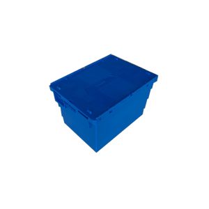 Heavy Duty Attached Lid Tote for Storage and Moving 4