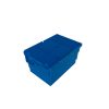 Attached Lid Container Stackable Plastic Storage Box 1
