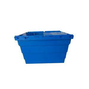 Heavy Duty Attached Lid Tote for Storage and Moving 3