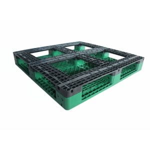 1200x1000x150mm Heavy-Duty Six-Runner Pallets For Warehouse - View 1 | Zhenghao Plastics