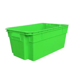 Stackable Nestable Crate for Space-Saving Storage – Durable Plastic Containers for Warehouse & Logistics - HDPE Plastic Pallet | Zhenghao Plastics