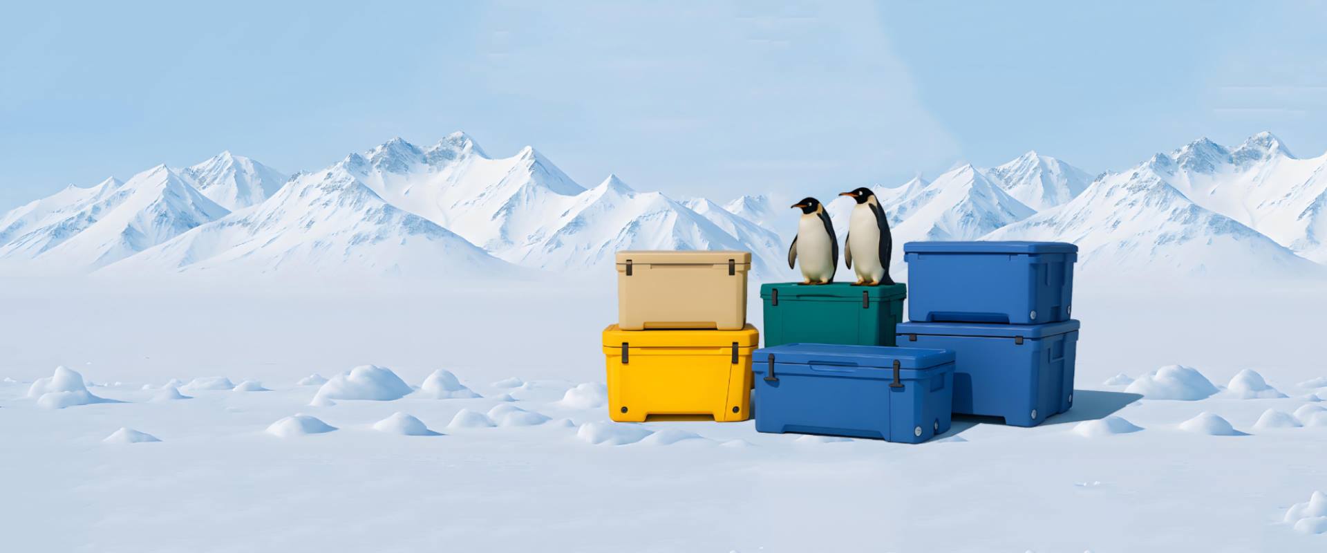 Insulated fishery box for cold chain transport and storage