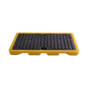 2 Drum Spill Pallet for Chemical & Oil Storage | HDPE Spill Containment Pallet with Drain