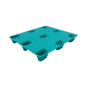 1200×1000 Nine-Leg Blow Molded Plastic Pallets for food