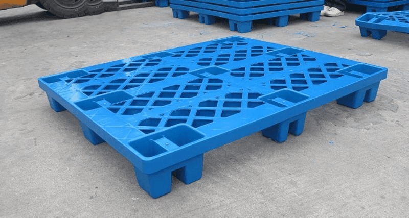 1200×1000-Light-Weight-Nine-Leg-Plastic-Pallets-for-Logistics-11