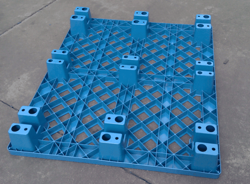 1200×1000-Light-Weight-Nine-Leg-Plastic-Pallets-for-Logistics-12