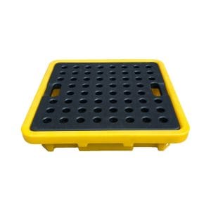 HDPE Single Drum Spill Pallet | Plastic Secondary Containment Tray for Oil & Chemical 3