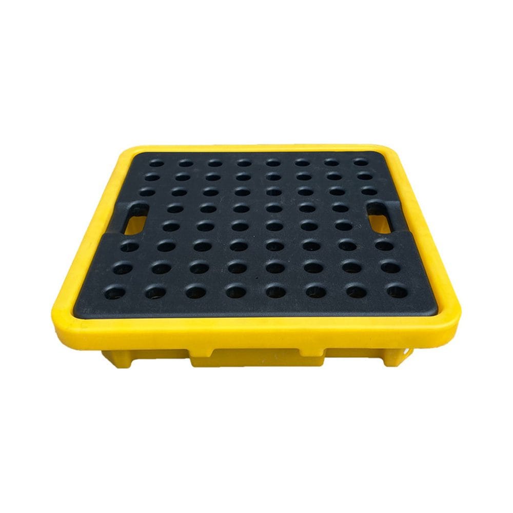 HDPE Single Drum Spill Pallet | Plastic Secondary Containment Tray for Oil & Chemical 3