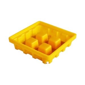 HDPE Single Drum Spill Control Pallet | Plastic Anti-Leak Tray for Chemical & Oil Storage 1