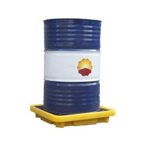 HDPE Single Drum Spill Pallet | Plastic Secondary Containment Tray for Oil & Chemical 5