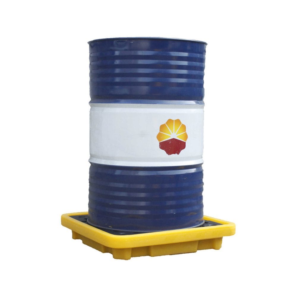 HDPE Single Drum Spill Pallet | Plastic Secondary Containment Tray for Oil & Chemical 5
