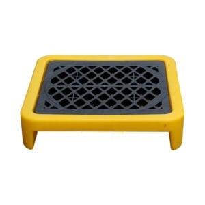 Single Drum Secondary Containment Tray | Heavy Duty HDPE Spill Control Platform