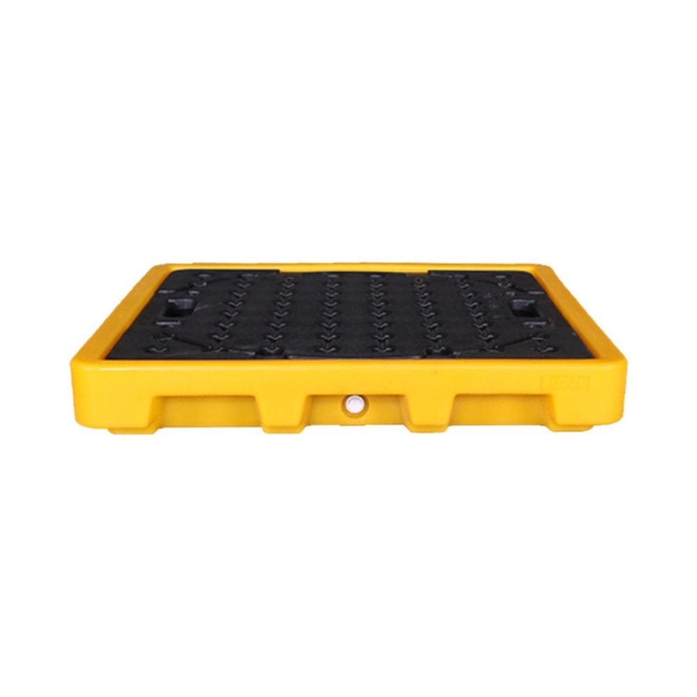 Single Drum Plastic Spill Containment Tray | Leak-Proof HDPE Spill Pallet for Industrial Liquids