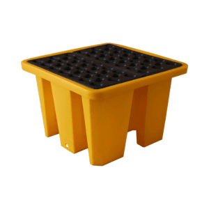 One Drum Spill Containment Platform | HDPE Anti-Leak Plastic Pallet for Hazardous Liquids 1