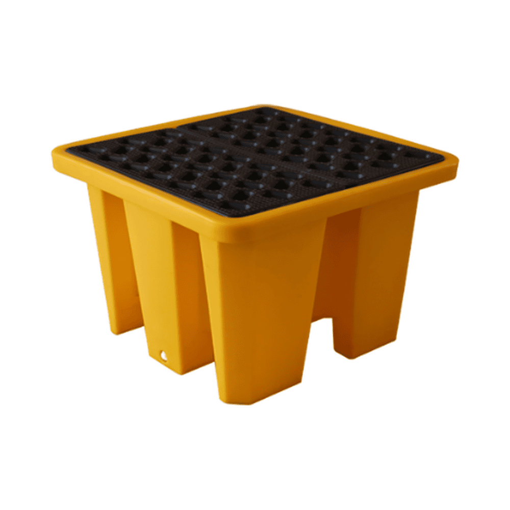 One Drum Spill Containment Platform | HDPE Anti-Leak Plastic Pallet for Hazardous Liquids 1