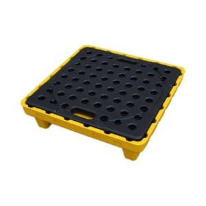 Plastic Spill Tray for Single Drum | HDPE Leak Containment Solution for Industrial Use