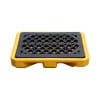 HDPE Single Drum Drip Containment Tray | Plastic Spill Guard Pallet for Chemical & Oil Barrels