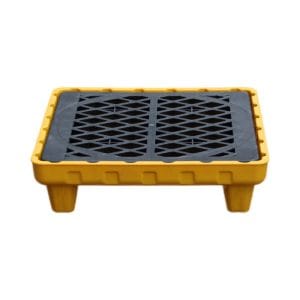 Leak Containment Pallet for Single Drum | Industrial HDPE Spill Collection Tray