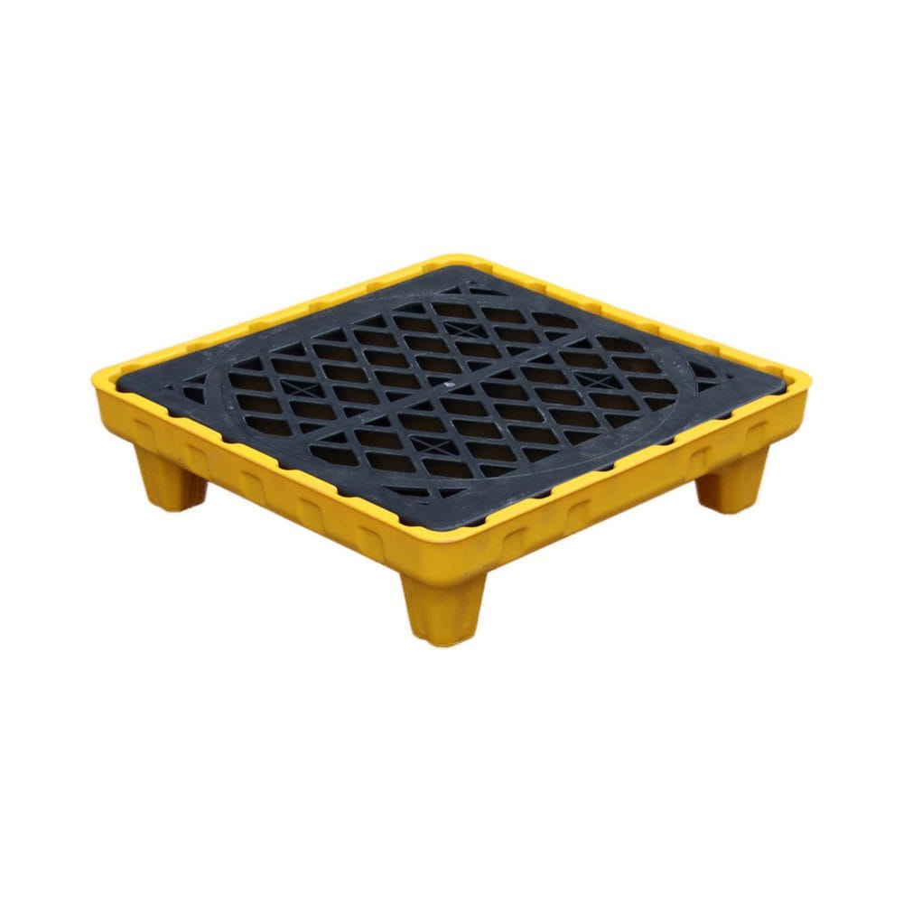 Leak Containment Pallet for Single Drum | Industrial HDPE Spill Collection Tray 1