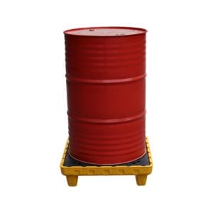 Leak Containment Pallet for Single Drum | Industrial HDPE Spill Collection Tray 4