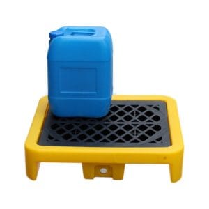 Single Drum Secondary Containment Tray | Heavy Duty HDPE Spill Control Platform 3