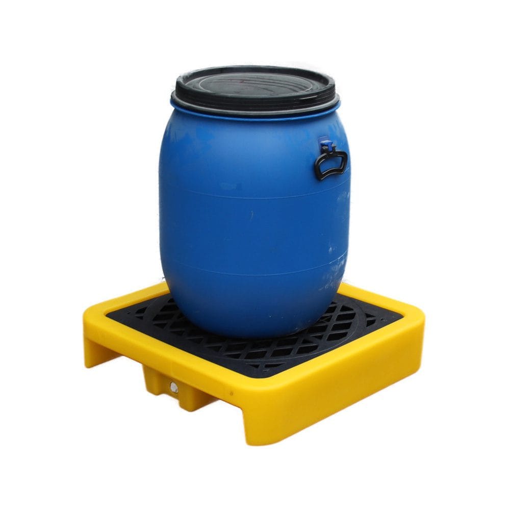 Single Drum Secondary Containment Tray | Heavy Duty HDPE Spill Control Platform 4
