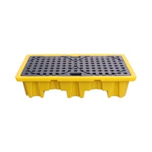 2 Drum Spill Deck with Sump | HDPE Secondary Containment Pallet