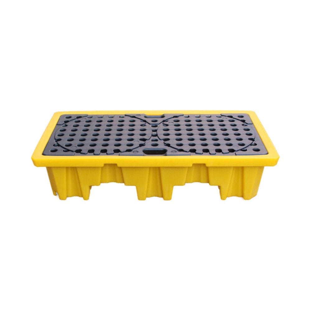 2 Drum Spill Deck with Sump | HDPE Secondary Containment Pallet