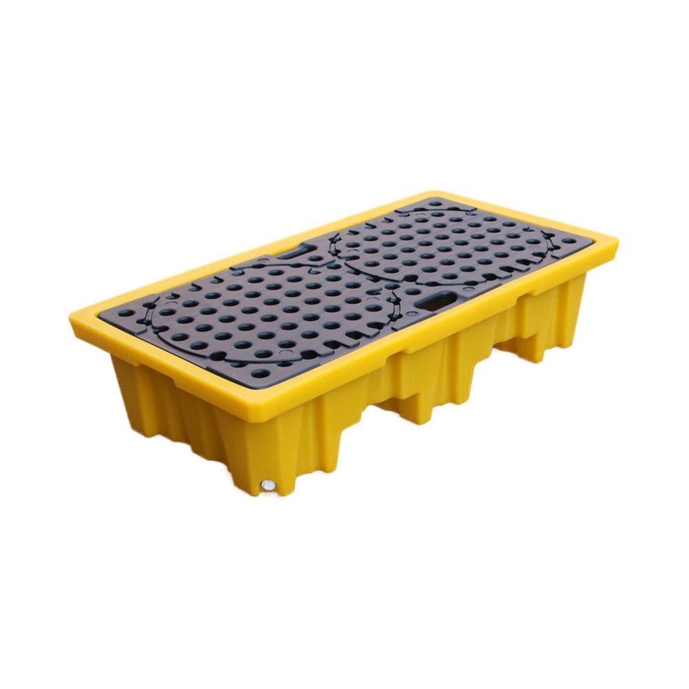 2 Drum Spill Deck with Sump | HDPE Secondary Containment Pallet 1