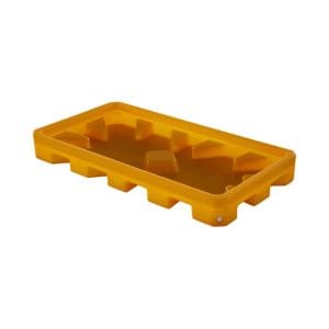 HDPE 2 Drum Spill Containment Pallet | Anti-Leak Drum Storage Tray with Grating & Drain Outlet 2