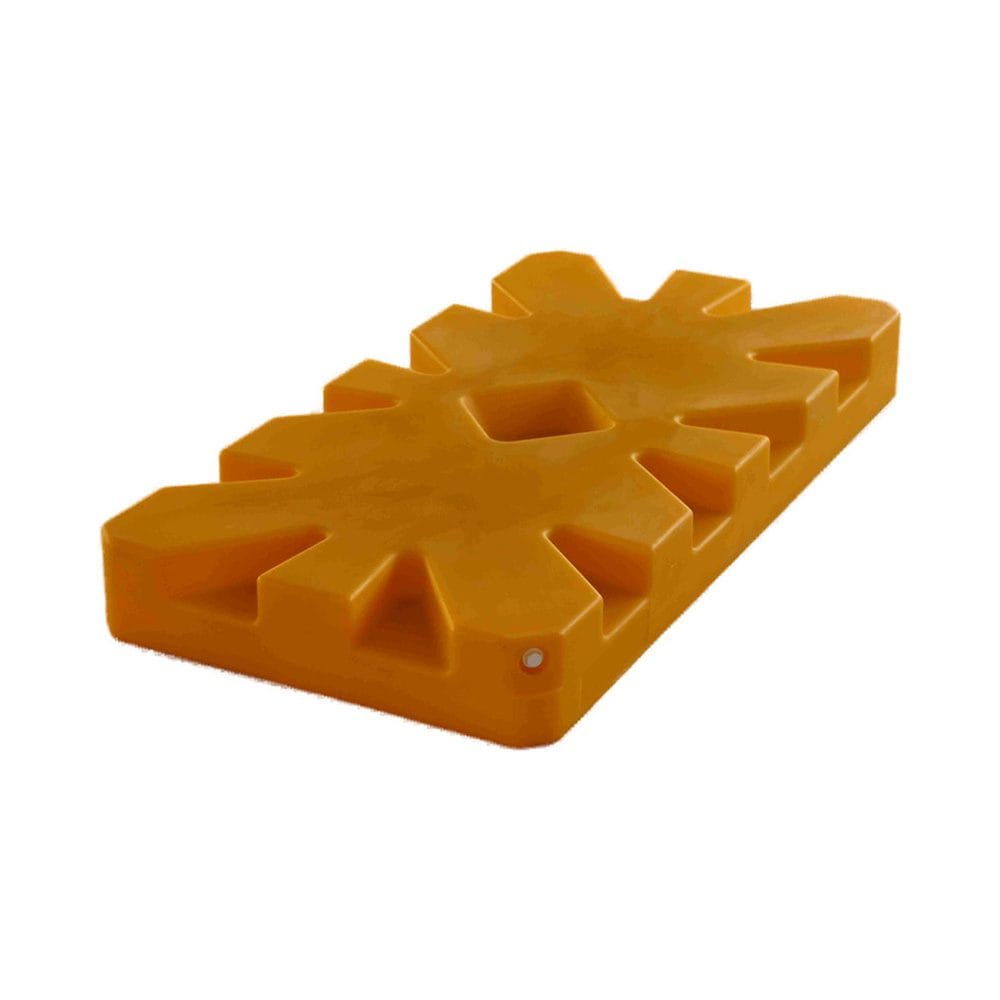 HDPE 2 Drum Spill Containment Pallet | Anti-Leak Drum Storage Tray with Grating & Drain Outlet 3