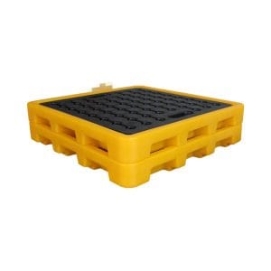 Single Drum Plastic Spill Containment Tray | Leak-Proof HDPE Spill Pallet for Industrial Liquids 2