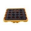 HDPE Single Drum Spill Capture Tray | Plastic Leak Containment Pallet for Oil & Chemical Drums