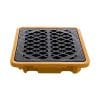 Industrial Single Drum Spill Tray | HDPE Plastic Containment Pallet for Leak Control