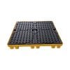 Low Profile 4 Drum Spill Pallet – Easy Loading Containment for Drum Storage