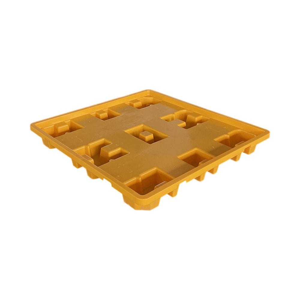 Low Profile 4 Drum Spill Pallet – Easy Loading Containment for Drum Storage