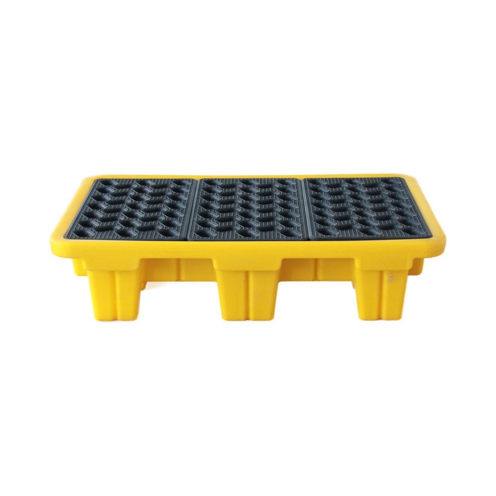 2 Drum Spill Containment Platform | HDPE Drum Spill Tray with Drain Valve 4