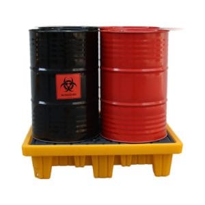 Spill Containment Pallet 4 Drum | HDPE Drum Spill Pallet Manufacturer