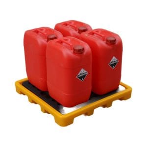Single Drum Plastic Spill Containment Tray | Leak-Proof HDPE Spill Pallet for Industrial Liquids 3