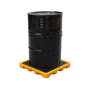 Single Drum Plastic Spill Containment Tray | Leak-Proof HDPE Spill Pallet for Industrial Liquids 4