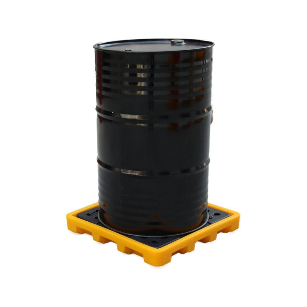 Single Drum Plastic Spill Containment Tray | Leak-Proof HDPE Spill Pallet for Industrial Liquids 4