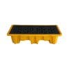 Oil Spill Pallet | HDPE Spill Containment Pallet for Oil Drum Storage with Drain