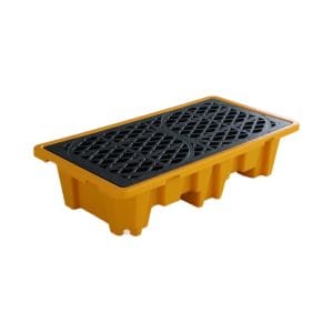 Oil Spill Pallet | HDPE Spill Containment Pallet for Oil Drum Storage with Drain